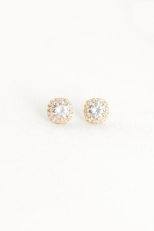 Halo Ray Stud Earrings | Gold (sterl.)