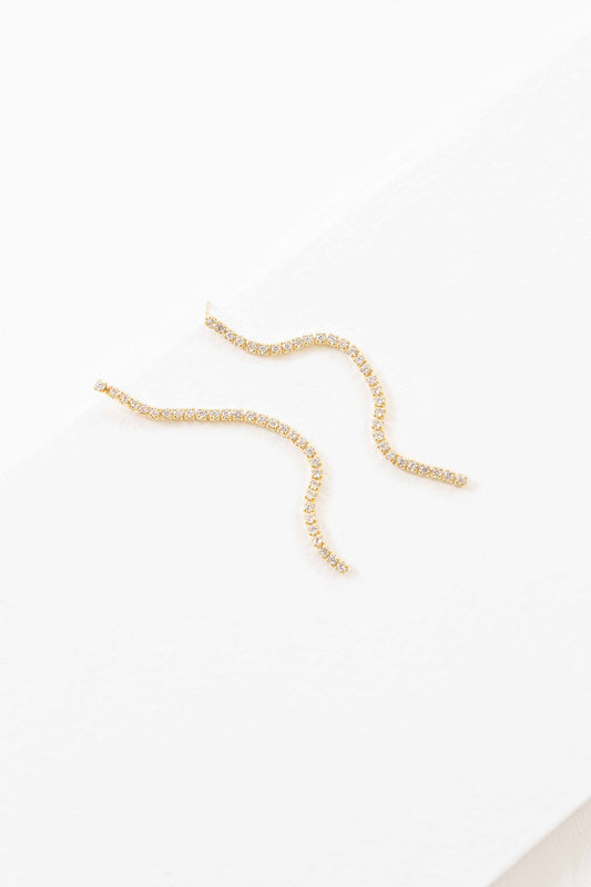 Airs and Graces Dangle Earrings | Gold (18K)