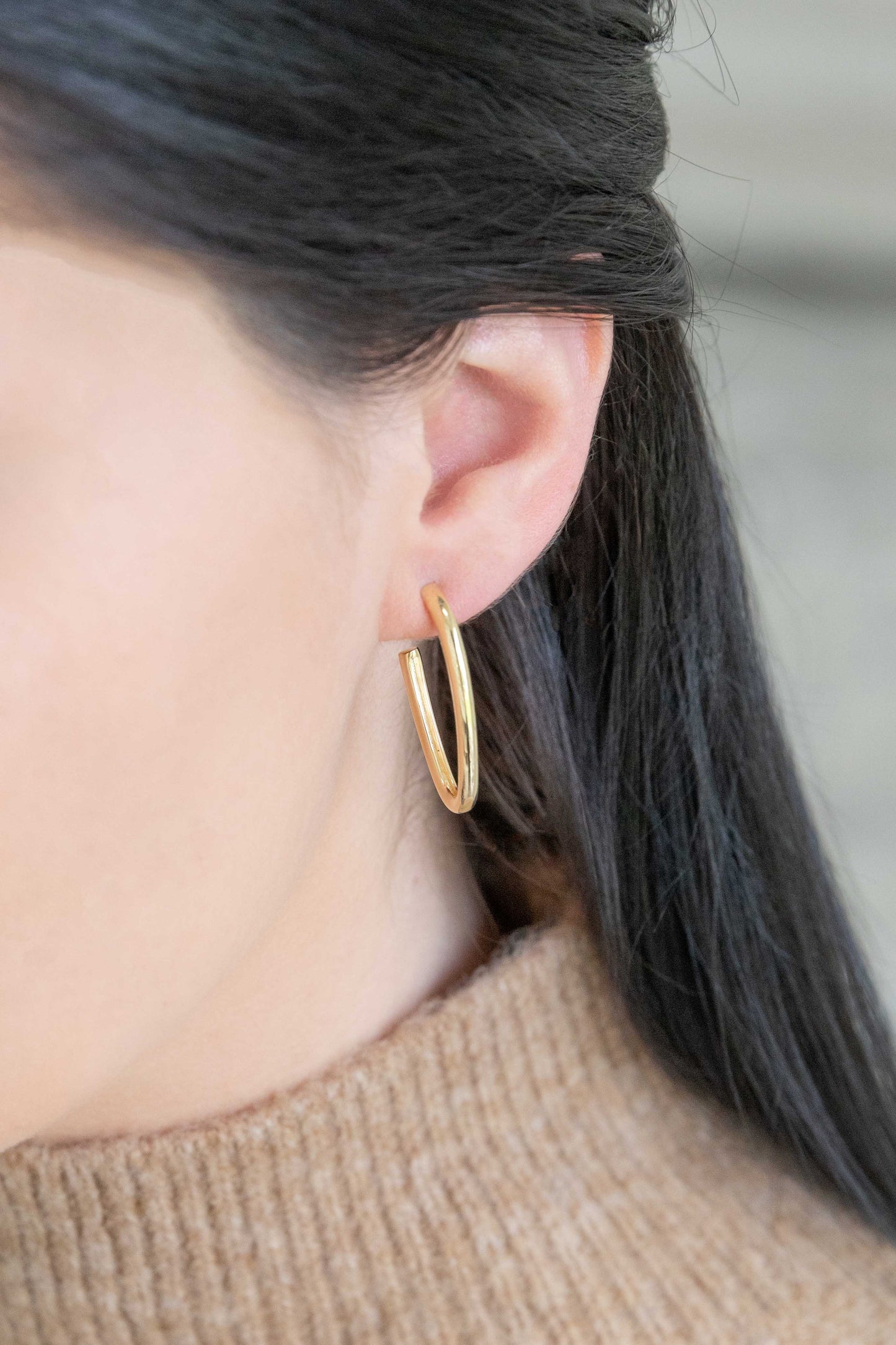 Gold Rush Hoop Earrings (14K)