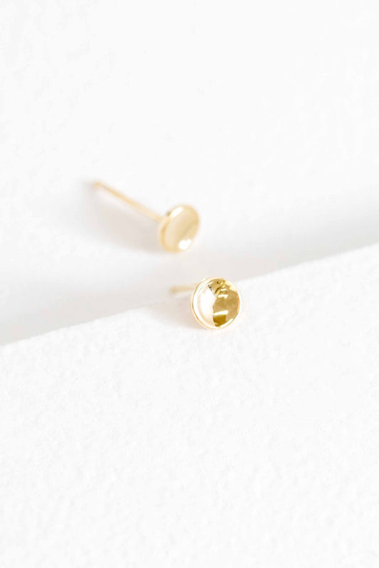 Golden Hour Stud Earrings (14K)