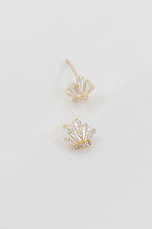 Mini Queen Earrings (14K)