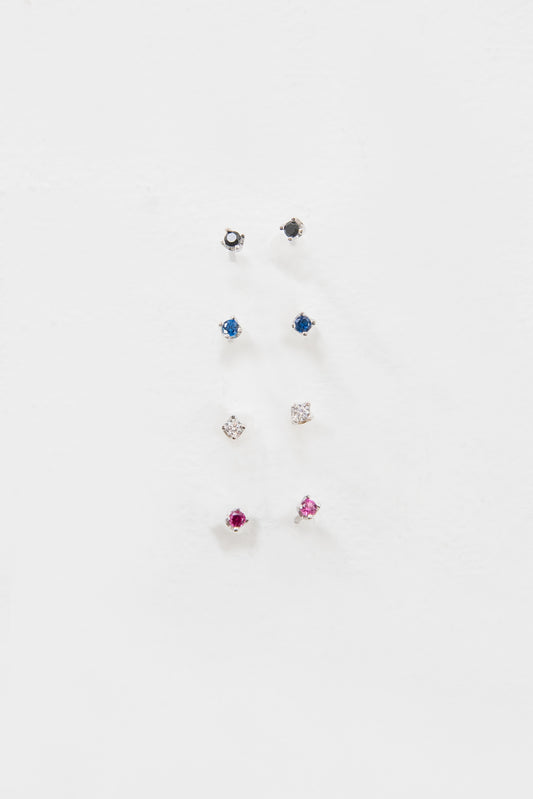 Dainty Stud Stone Earrings
