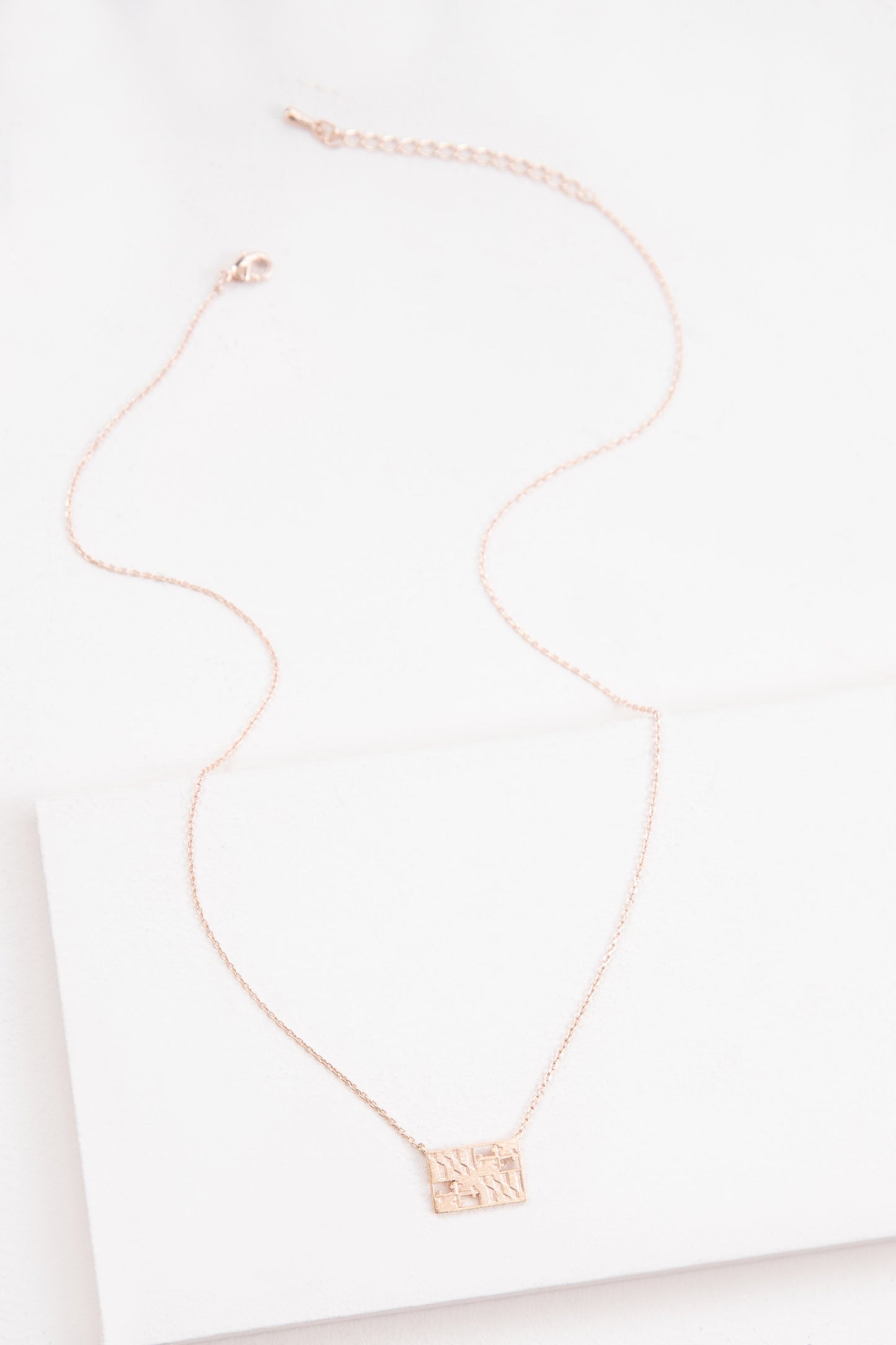 Maryland Flag Necklace