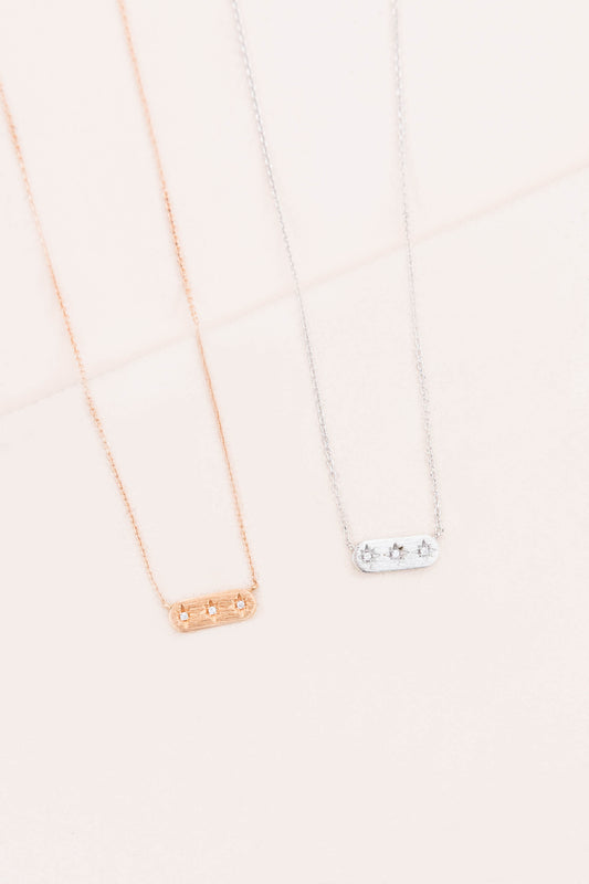 Tri Star Necklace