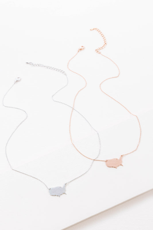 USA Solid Necklace