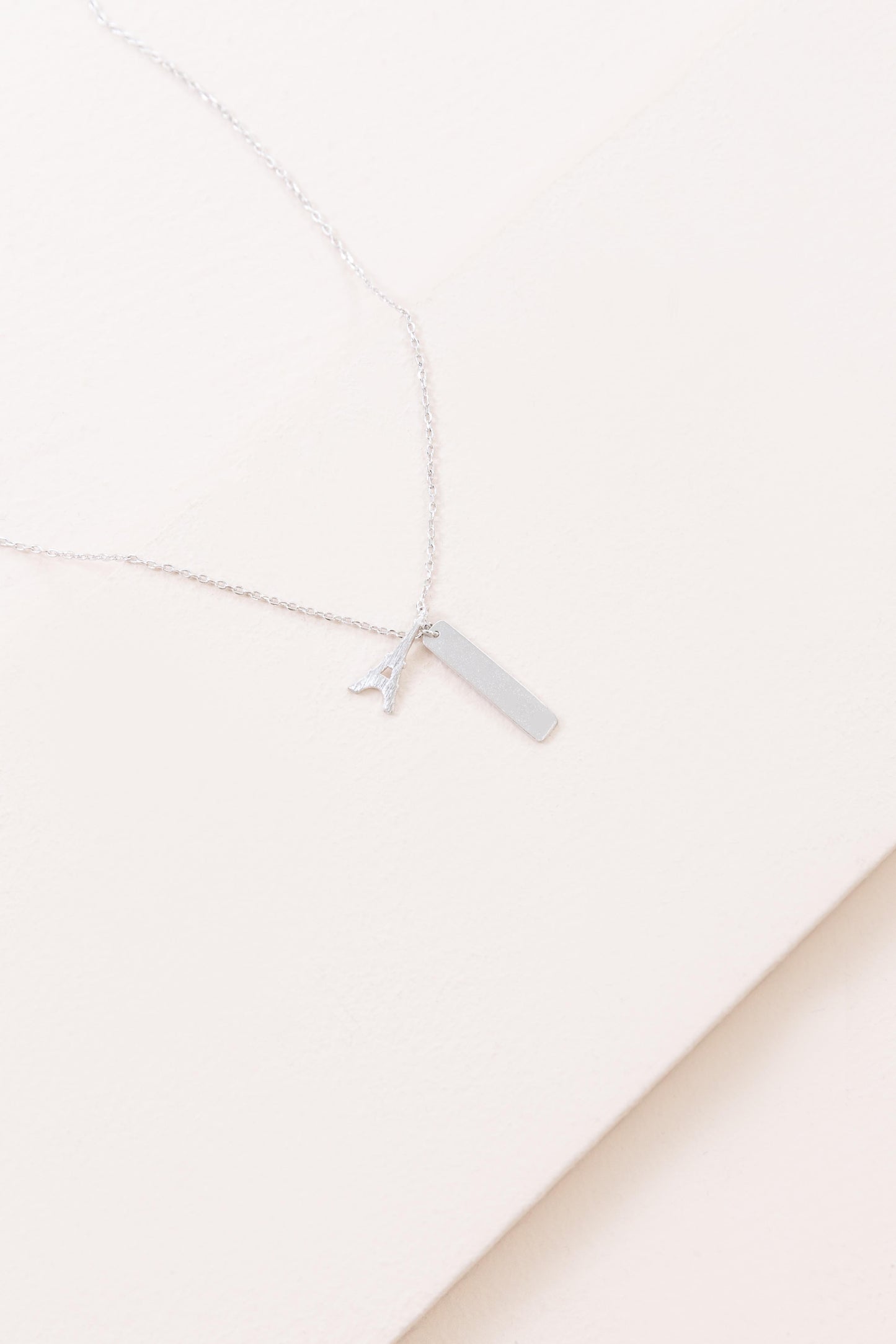 Eiffel Tower Coordinate Necklace