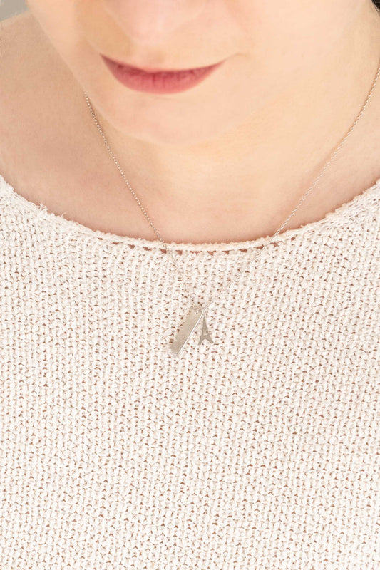 Eiffel Tower Coordinate Necklace