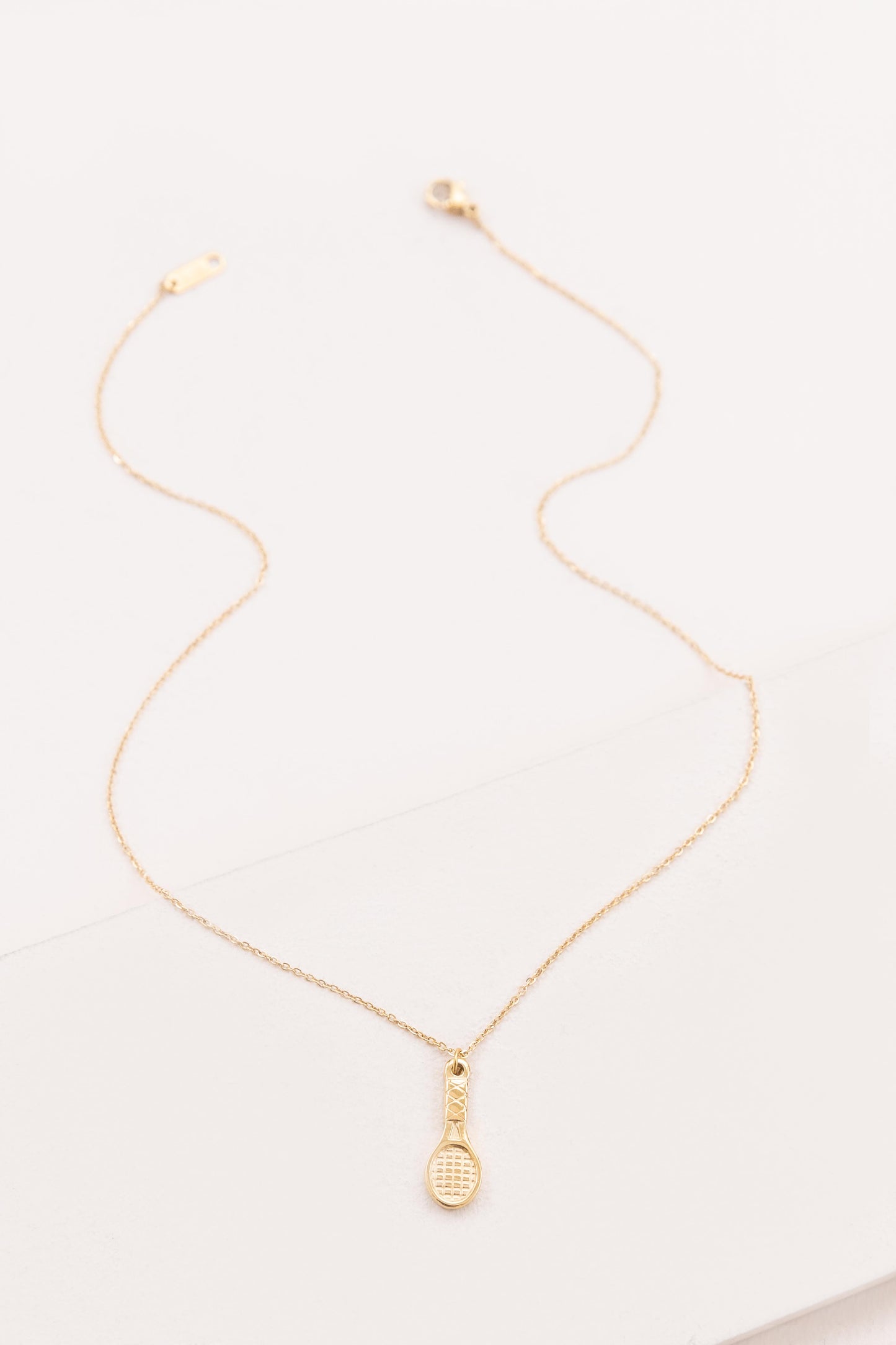 Racquet Necklace (14K)