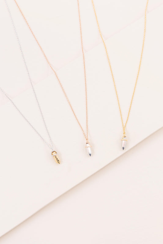 Two-tone Amulet Necklace