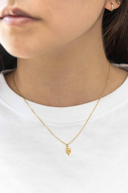 Lucky Clover Necklace (14K)