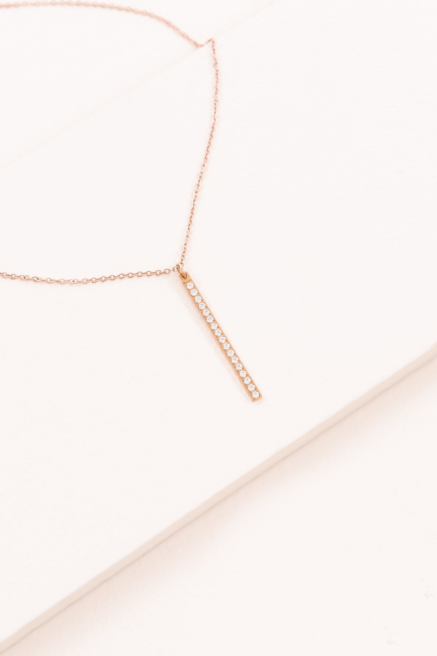 Natalia Bar Necklace (14K)