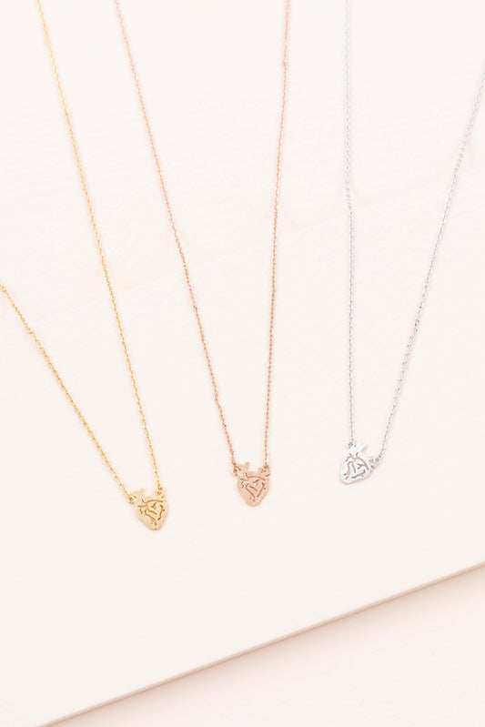 Heart Organ Necklace