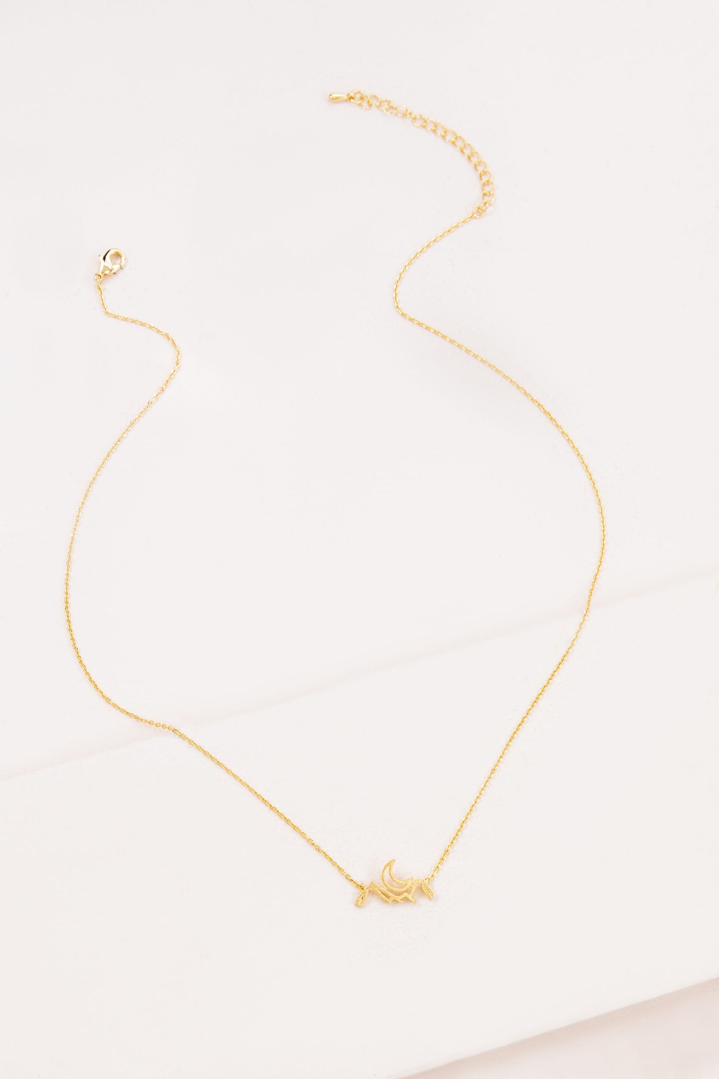 Moon Mountain Necklace | Gold