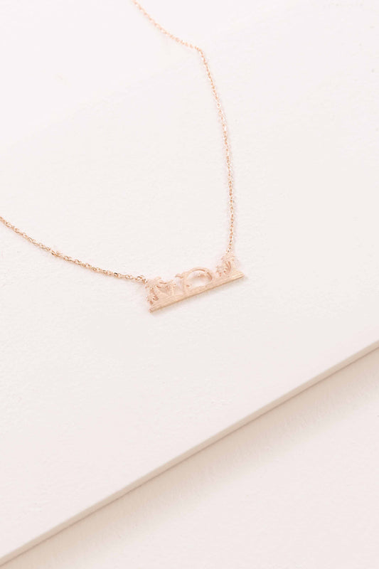 Sunset Beach Necklace | Rose Gold