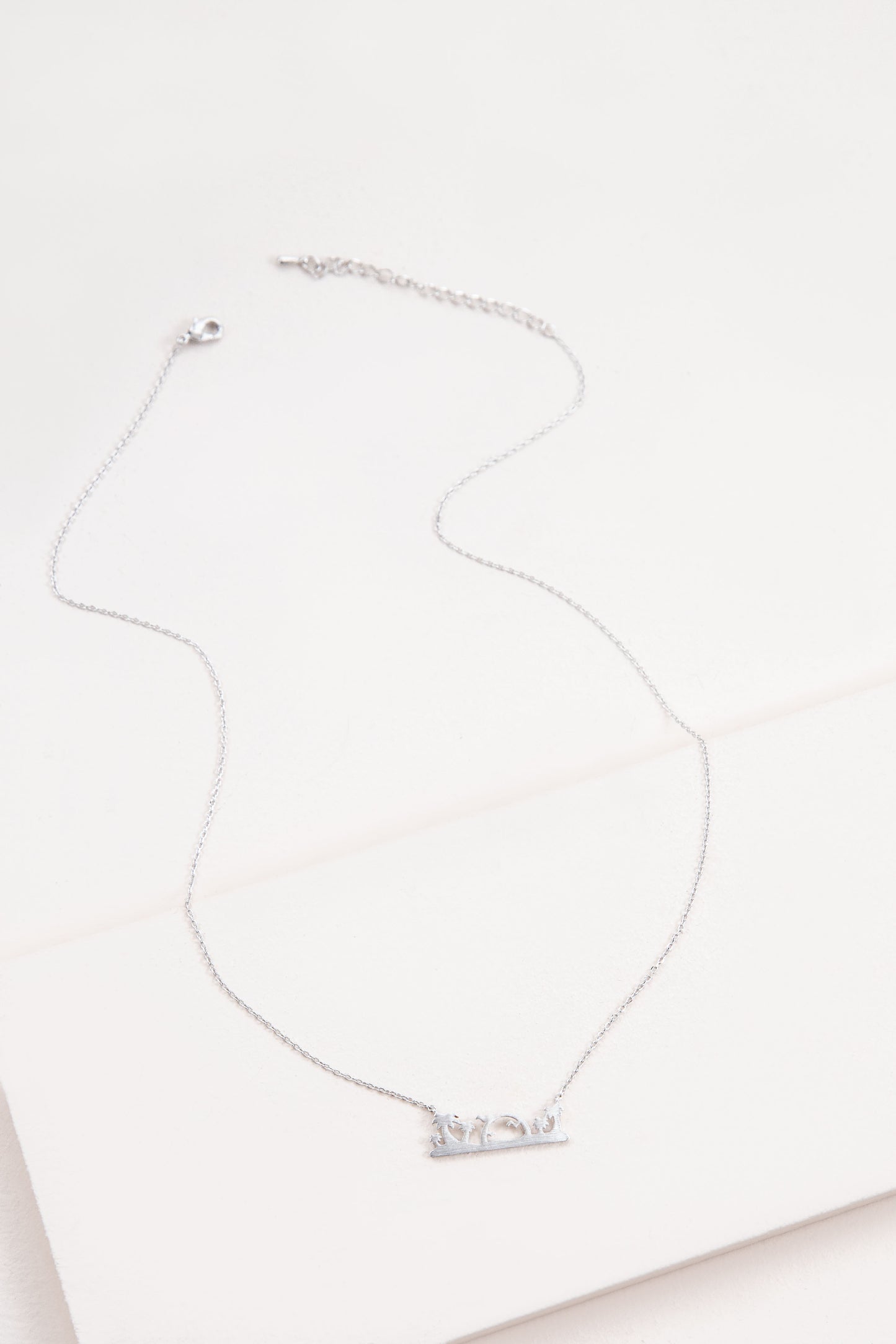 Sunset Beach Necklace | Silver