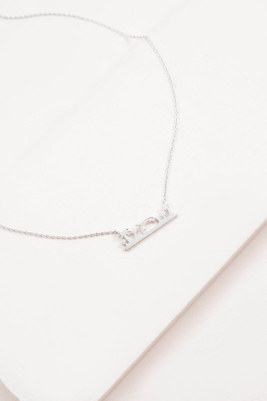 Sunset Beach Necklace | Silver