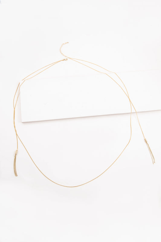 Tsarina Tassel Layered Necklace