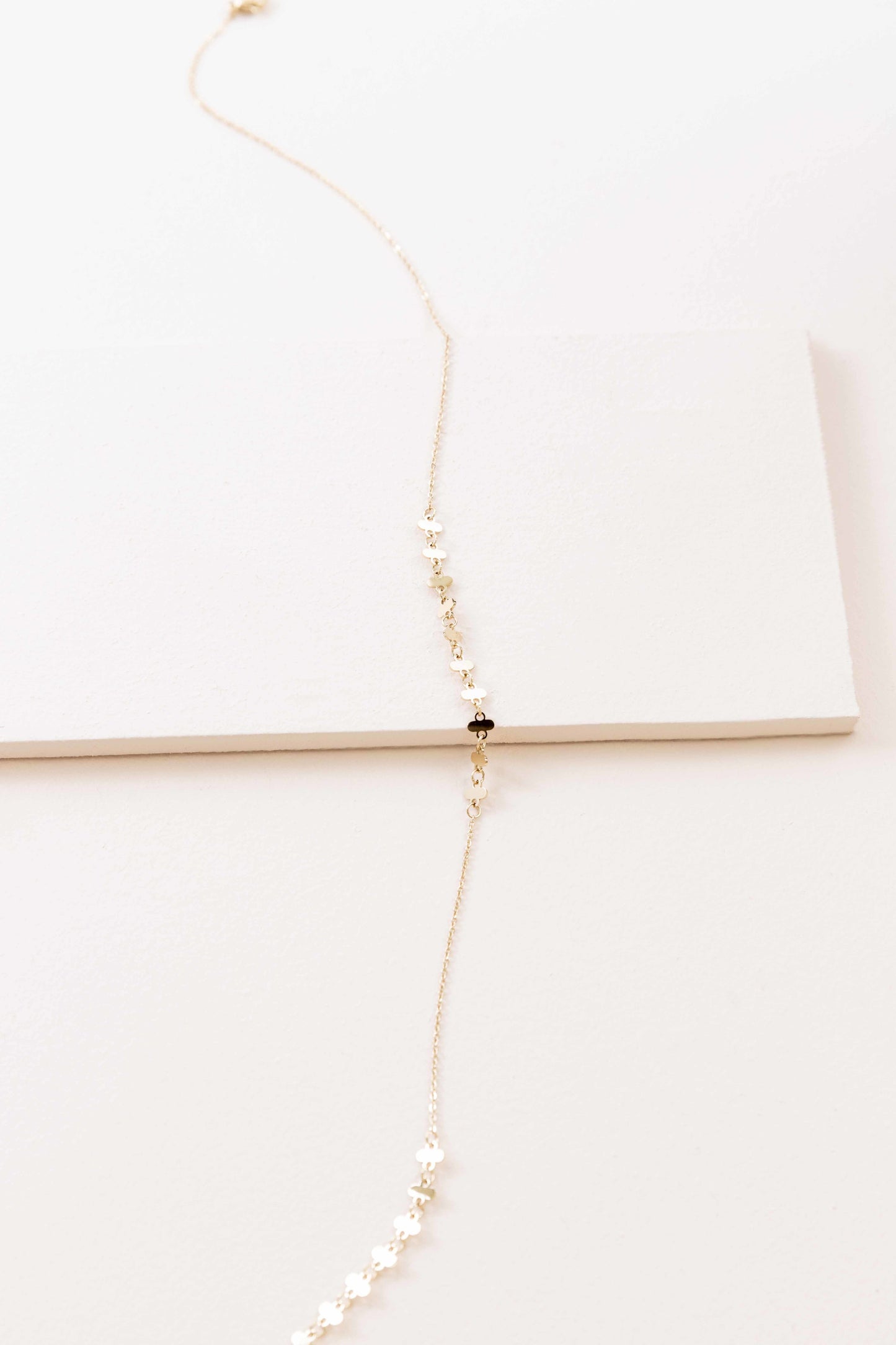 Rail Track Necklace (14K)