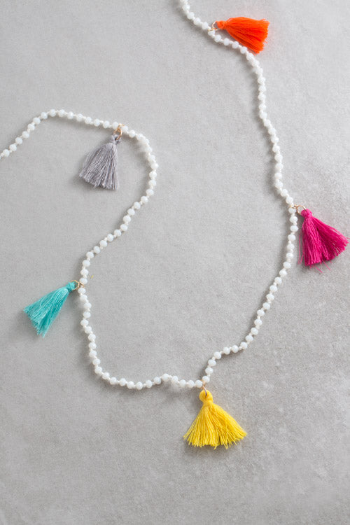 Nayeli Tassel Necklace | Happy