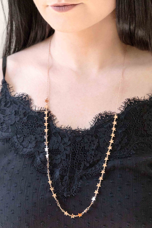 All The Stars Necklace | Rose Gold (14K)