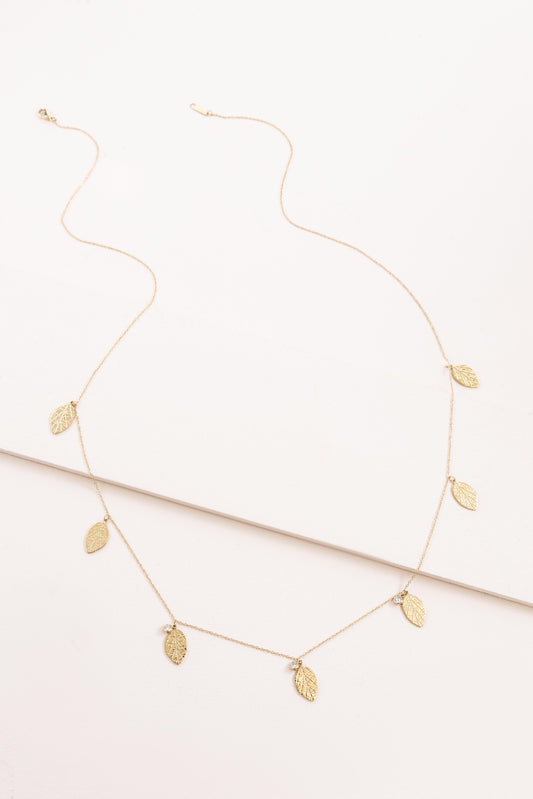 Autumn Leaves Necklace (18K)
