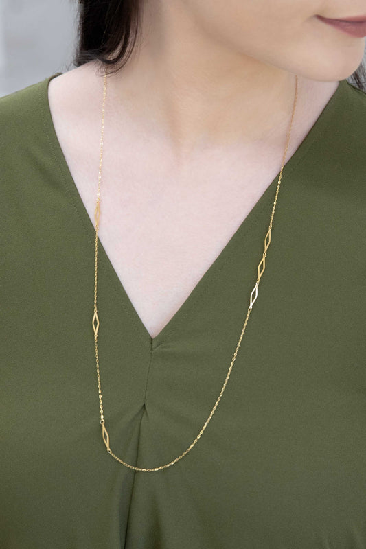 Diamonds Are Forever Necklace (14K)