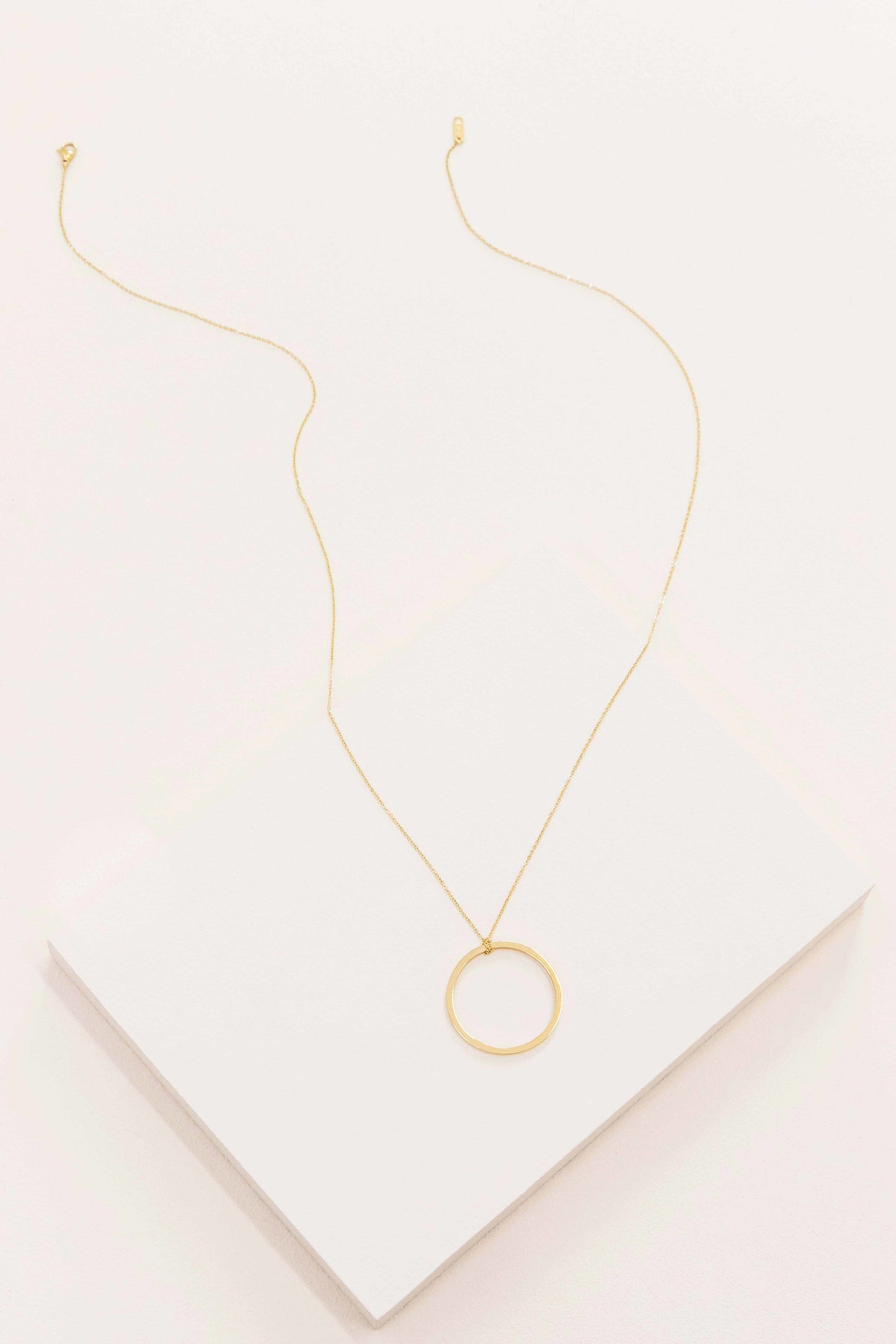 Circling Around Pendant Necklace (14K)