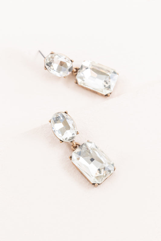 Loria Earrings | Crystal