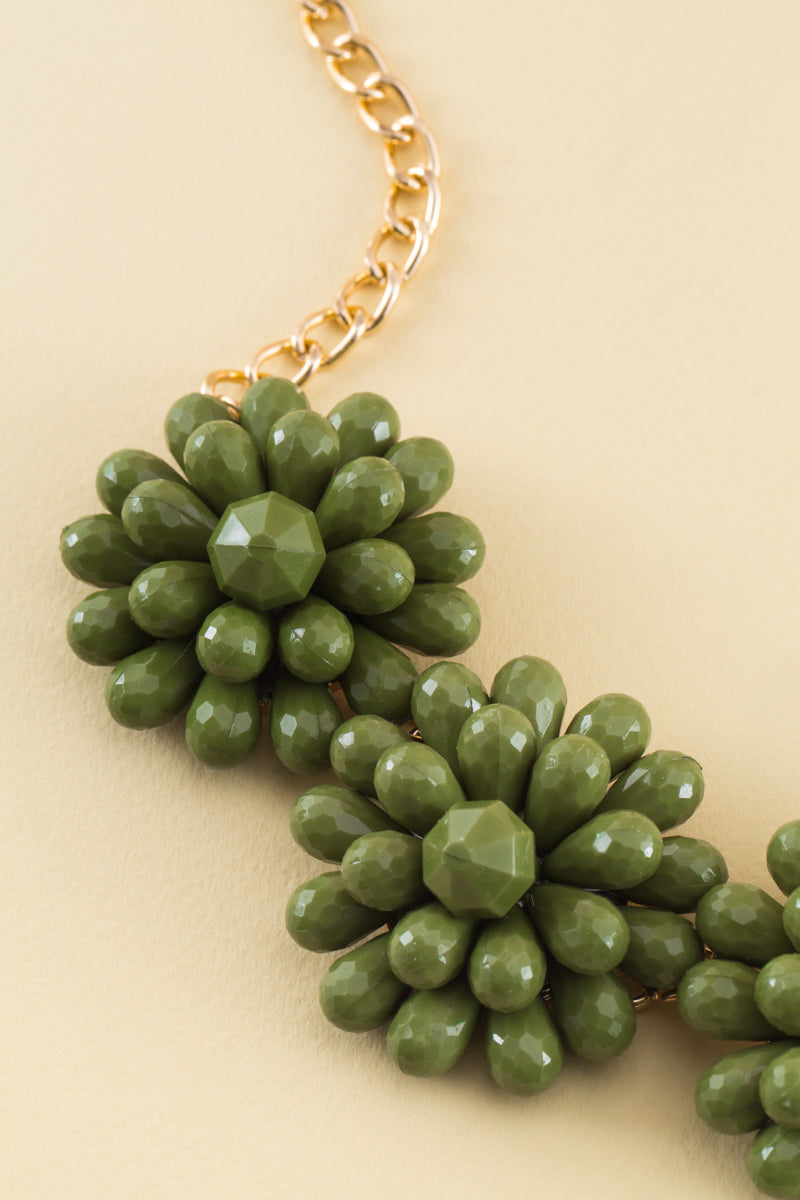 Peony Bloom Necklace | Sage