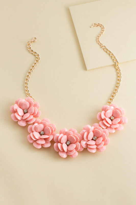 Forevermore Petal Necklace | Coral