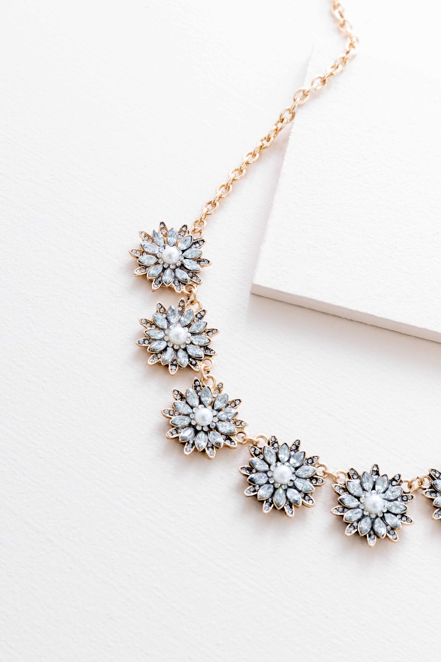 Blossoming Crystal Necklace