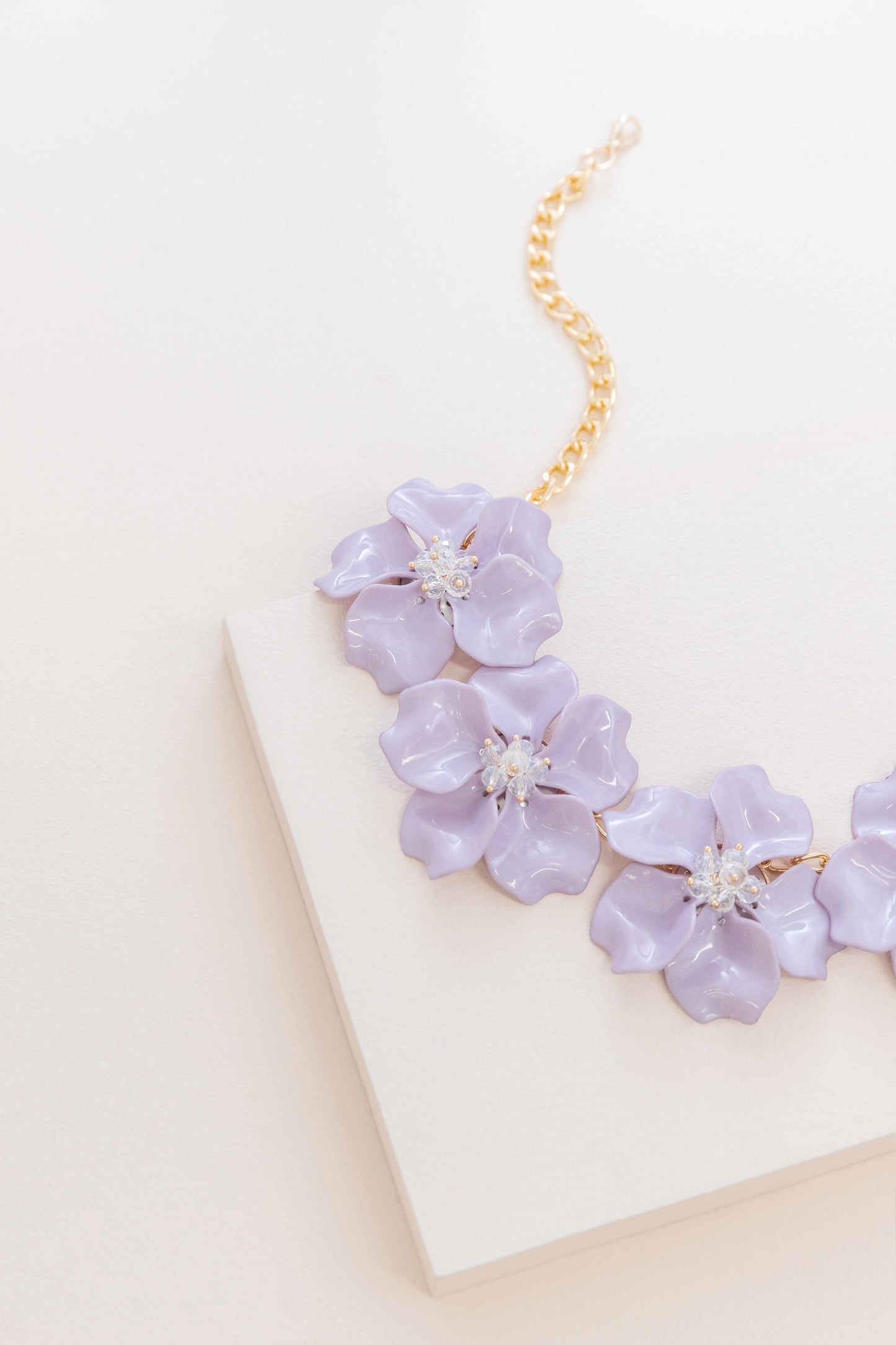 Fresh Flowers Necklace | Lilac