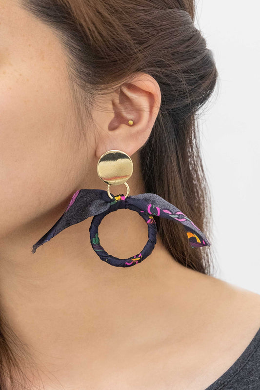 Marissa Earrings | Navy