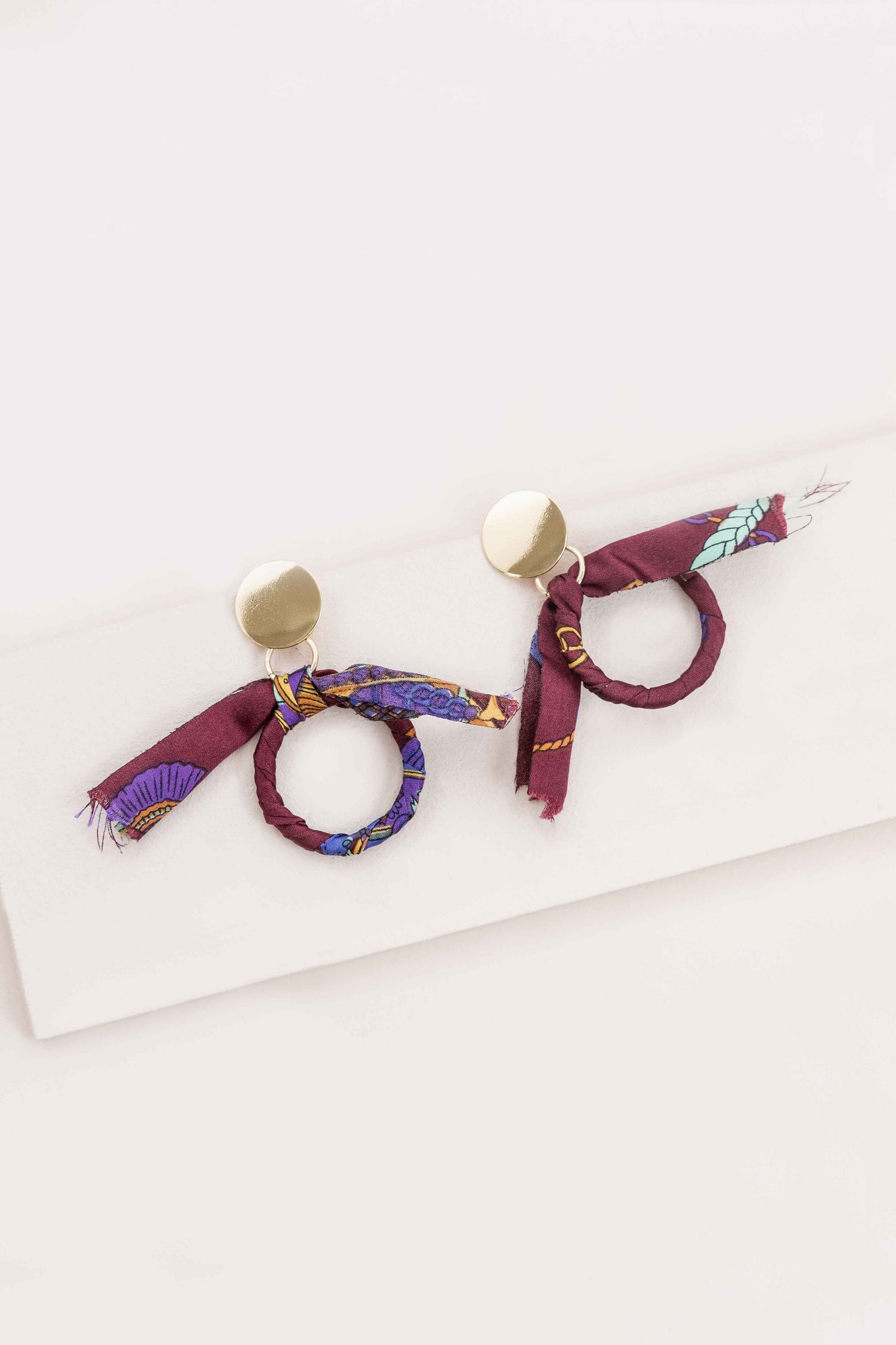 Marissa Earrings | Burgundy