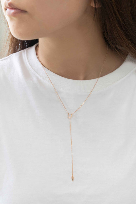 Spike Y-Necklace