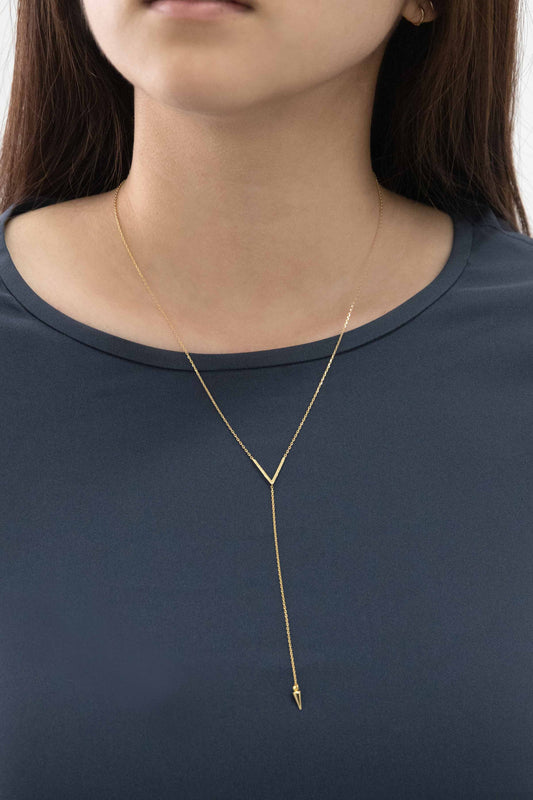 Spear Y-Necklace