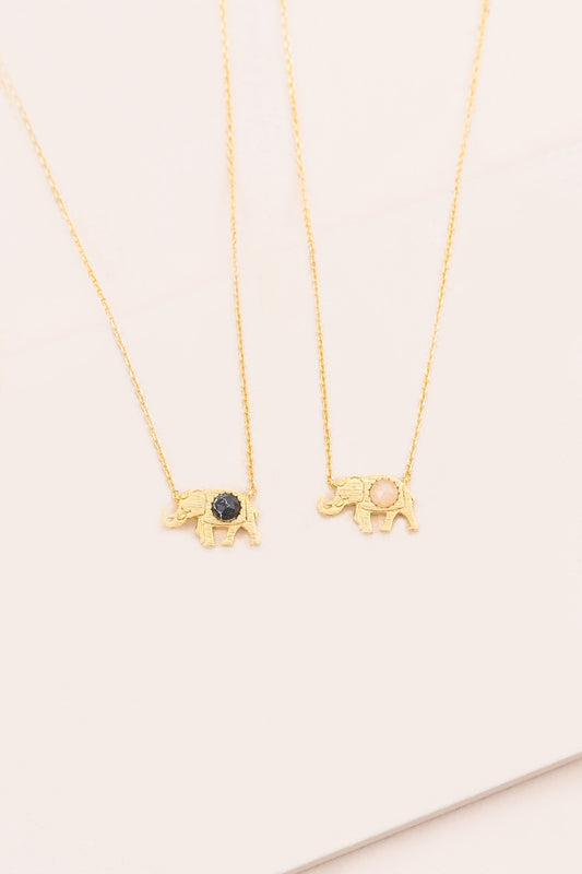 Elephant Stone Necklace