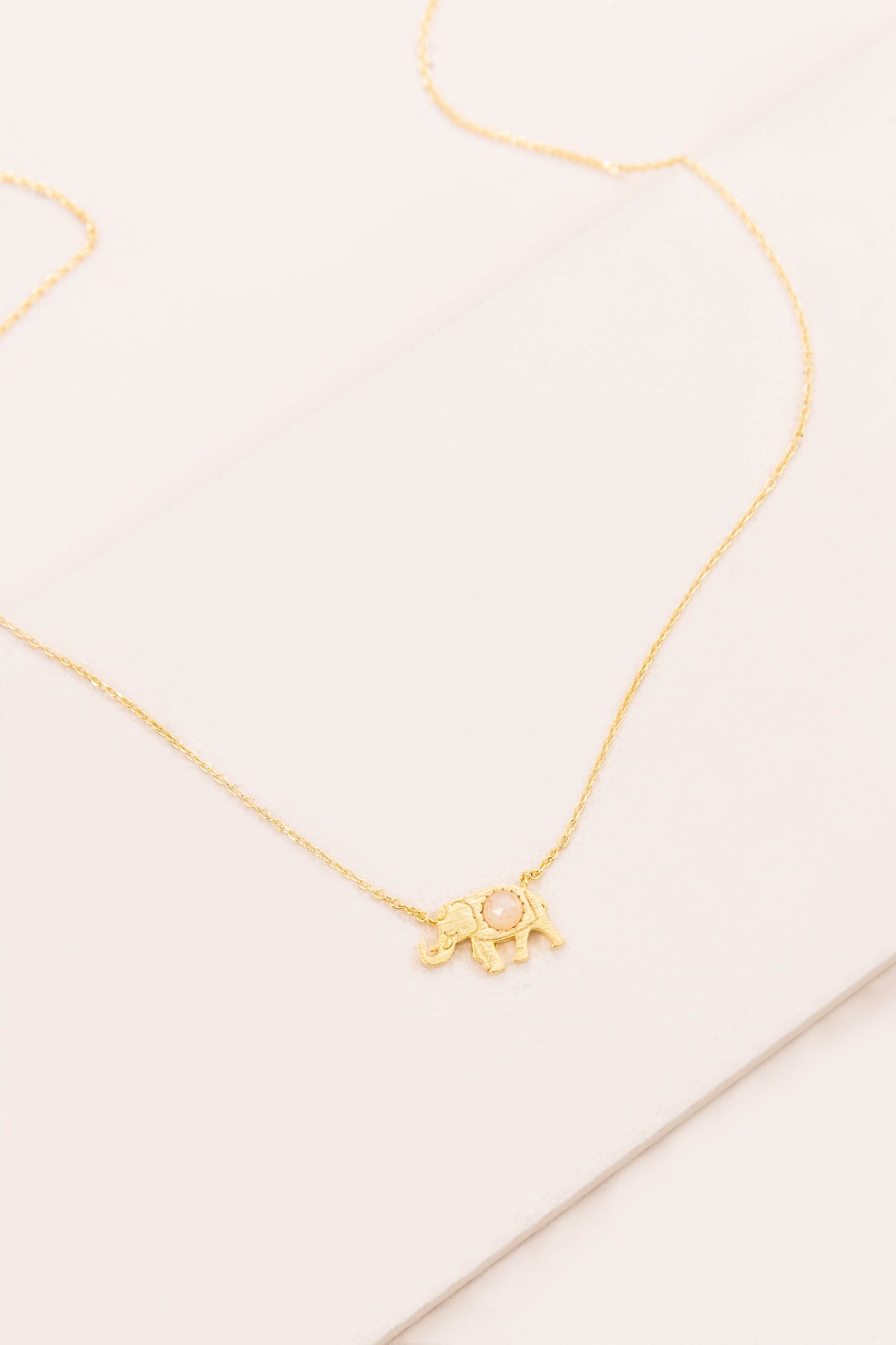 Elephant Stone Necklace