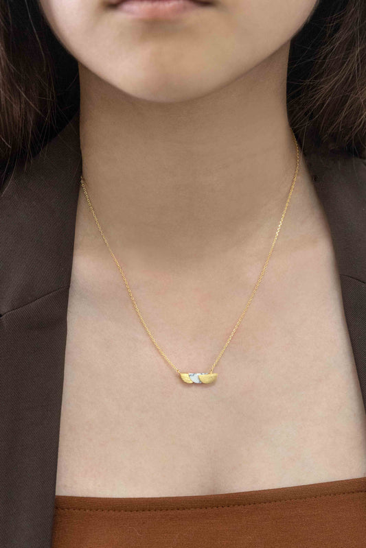 Lunar Eclipse Stone Necklace