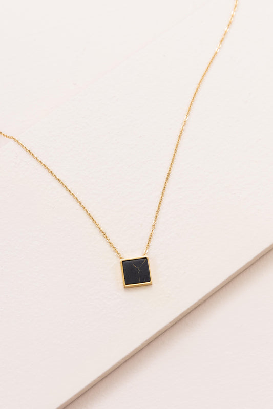 Emmy Stone Necklace | Gold (14K)