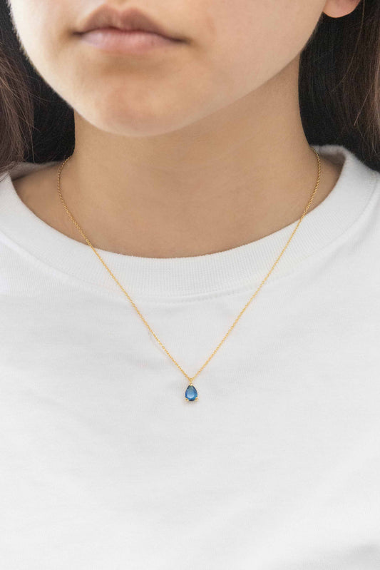 Ombre Stone Tear Necklace
