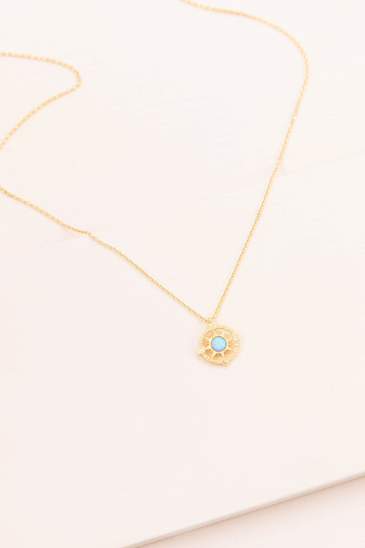 Pixum Compass Stone Necklace