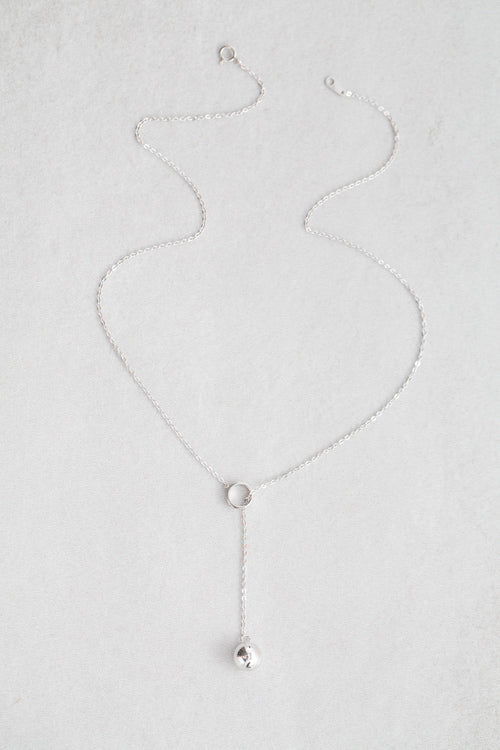 Ring Lariat Necklace