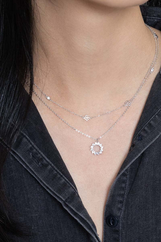 Daisy Strand Necklace (Sterling Silver)