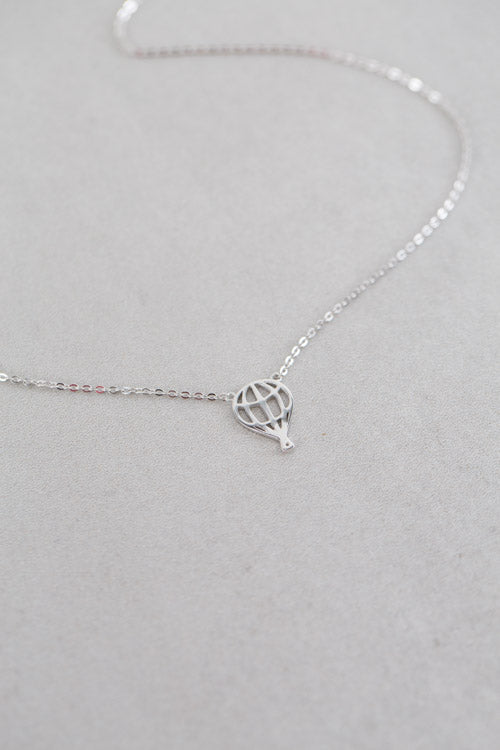 Hot Air Balloon Necklace (18K Rose & 24K Gold)