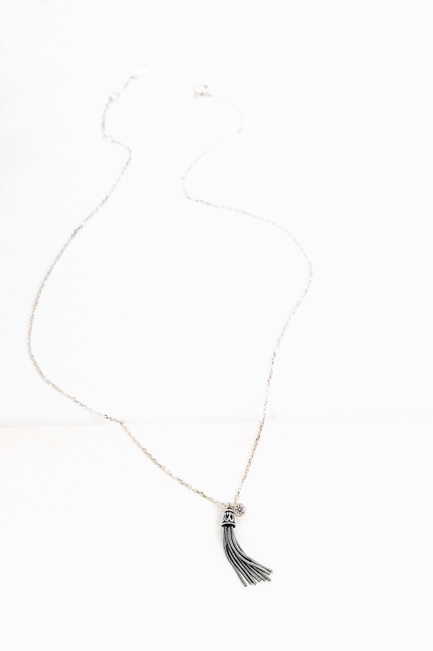 Romania Tassel Necklace (sterl.)