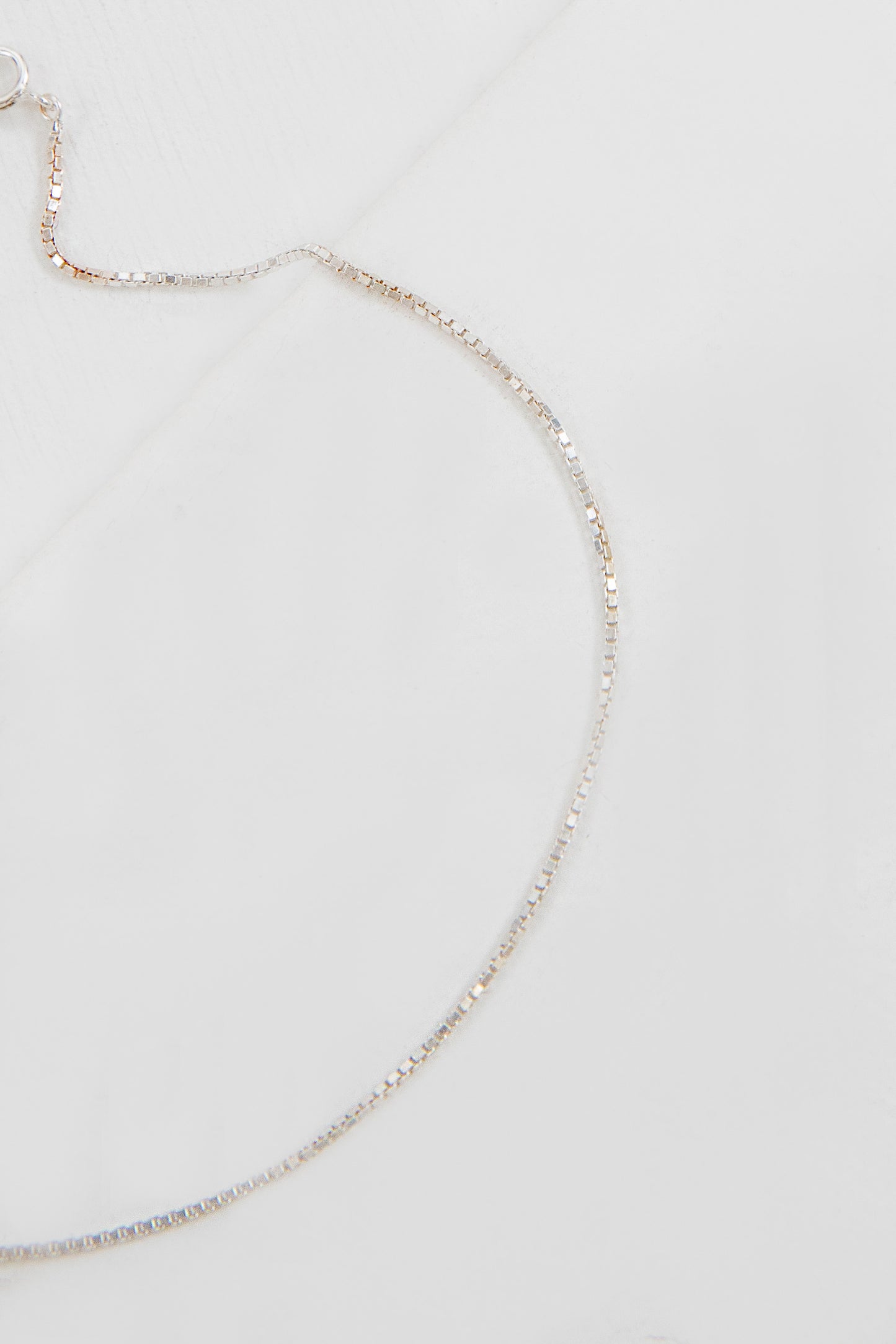 Ana Plain Chain Anklet (sterl.)