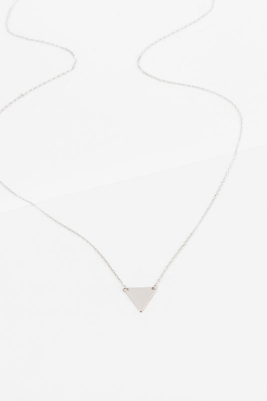 In Focus Triangle Necklace (14K)