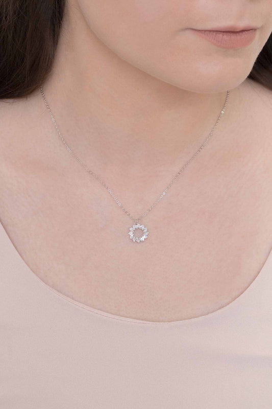 Glamour Ring Necklace | Silver (sterl.)