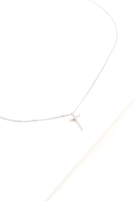 Cross Necklace | Silver (sterl.)